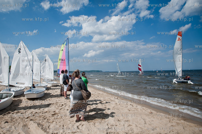 Sopot. Uroczystosc otwarcia nowego Centrum Windsurfingu...
