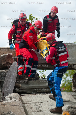 Gdansk Oliwa. Jednostka Strazy Pozarnej przy ul. Beniowskiego....