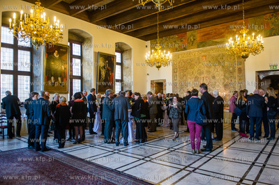 Gdansk. Wielka Sala Wety Ratusza Glownego Miasta. Obchody...