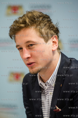 Gdansk. Urzad Miasta. Konferencja prasowa inaugurujaca...