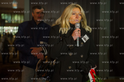 Gdansk. Obchody 45. rocznicy Grudnia '70. Zlozenie...