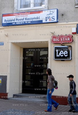 Biuro poselskie Ryszarda Pawla Kaczynskiego przy ul....