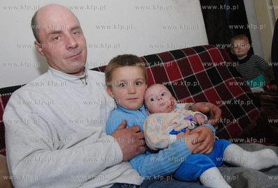 5-letni Sebastian Miszkowski ze wsi Barlomino w gminie...