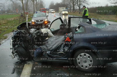 Tragiczny wypadek w miejscowosci Nowa Dabrowa w gminie...