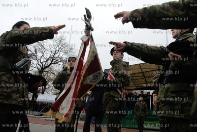Ustka  W porcie morskim w Ustce odbyla sie przysiega...