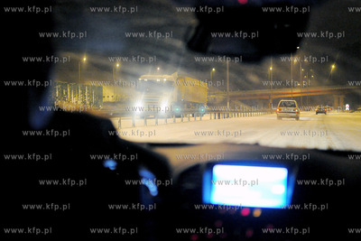 Zima zaatakowala ponownie. Nz. zasniezona Obwodnica...