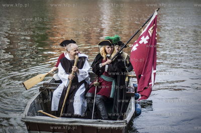 Gdansk. Wyspa Olowianka. Do abordazu - rekonstrukcja...