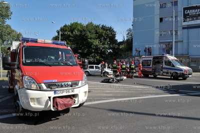Sopot skrzyzowanie ulic Wejherowskiej i Obodrzycow....