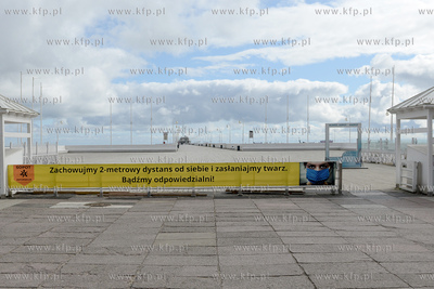 Sobota 25 kwietnia 2020 roku w Sopocie, godziny przedpołudniowe...