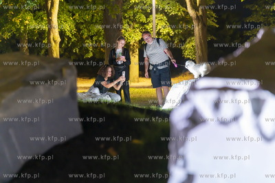 Sopot, Park Północny. Odsłonięcie rzeźby Andriusa...