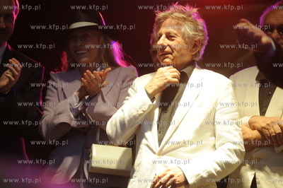 GDAŃSK, FESTIWAL GWIAZD  2008.  Na sopockiej plazy...