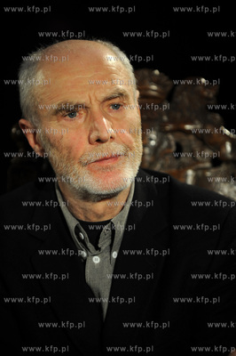 Gdansk, Dwor Artusa. "Debata o wolnosci tworzenia."odbywajaca...