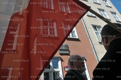 Manifestacja 1 majowa z okazji Swieta Pracy zorganizowana...