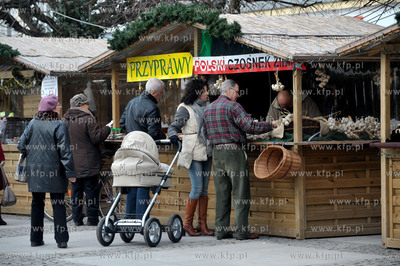 Wejherowo. Plac Jakuba Wejhera i Jarmark Bozonarodzeniowy....