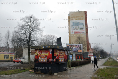 Gdańsk Przymorze. Mini kasyno w byłym kiosku z gazetami...