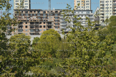 Gdańsk. Okolice pomiędzy dzielncą Suchanino, ul....
