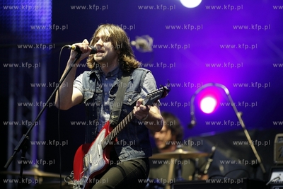 Gdansk. Plac Zebran Ludowych. Strefa Kibica. Koncert...