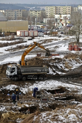 Gdansk Zaspa. Rozpoczecie budowy Nowej Gildii w okolicach...