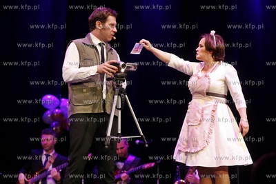 Gdansk. Scena Kontakt. Wystep Kabaretu Hrabi. Nz Joanna...