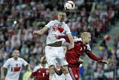 Gdansk. PGE Arena. Mecz towarzyski Polska- Dania. Nz....