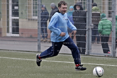 Gdansk. Boisko przy ul. Traugutta.  Noworoczny mecz...