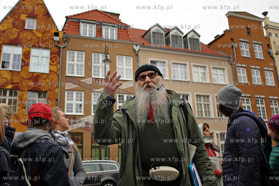 Spacer teatralny ulicami Gdańska, który poprowadził...