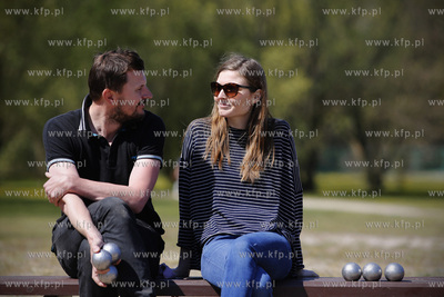 Park Reagana.  Zawody boule z cyklu Grand Prix Norcospectra.
08.05.2016
fot....