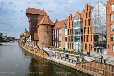 Zakończenie przebudowy Długiego Pobrzeża w Gdańsku....