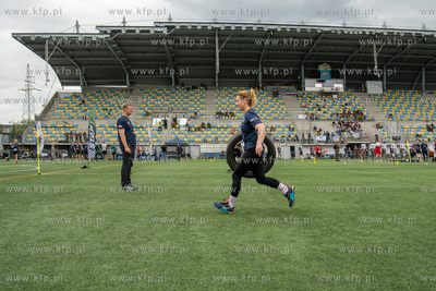 Stadion Narodowym Rugby w Gdyni. Zawody Sportowe „Wyzwanie...
