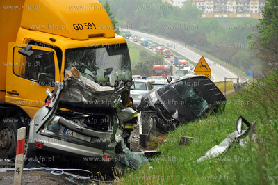 Tragiczny wypadek drogowy na obwodnicy Trojmiasta miedzy...