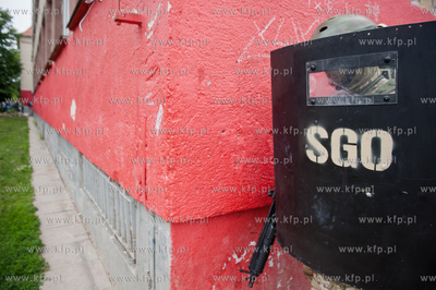 Gdansk. Gimnazjum nr 29 na Suchaninie. Pokazy Gdanskiej...