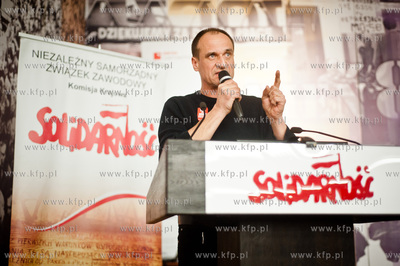 Gdansk. Sala BHP Stoczni Gdanskiej. Spotkanie zorganizowane...