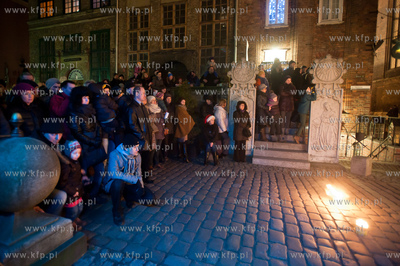 Gdansk. Swieta na Mariackiej, Mariacka na swieta, projekt...