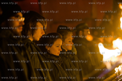 Gdansk. Plac Solidarnosci. Swieto Zmarlych. Litania...