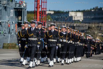 Port Wojenny w Gdyni Oksywie. Uroczystosc objecia obowiazkow...