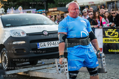 Gdańsk. Targ Węglowy. Zawody Pucharu Polski Strong...