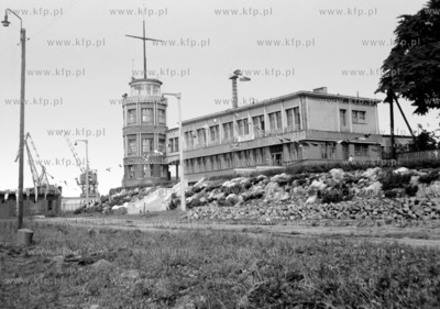 Kapitanat w Gdansku Nowym Porcie. 1960 0000255z Fot....