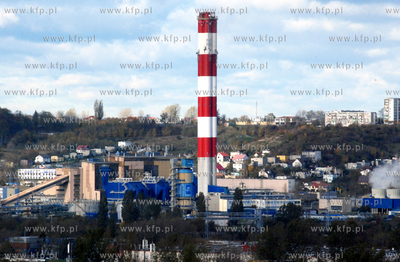 Panorama Gdyni. Nz. Elektrocieplownia02.11.2006Fot....