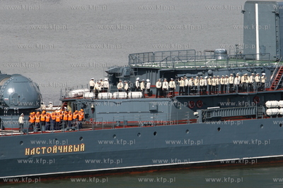 Gdynia. Wizyta trzech okretow Floty Baltyckiej Federacji...