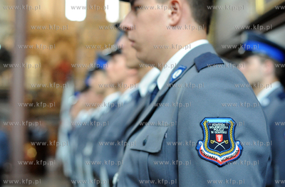 Gdansk. Dwor Artusa. Swieto Policji. Podczas uroczystosci...