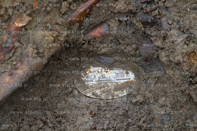 Gdansk. Rebiechowo. Szczatki niemieckiego zolnierza...