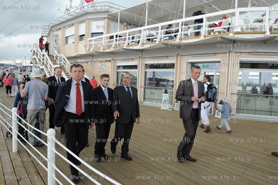 Sopot. Przebywajacy na zaproszenie Ministerstwa Spraw...