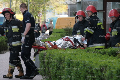 W Gdansku Zaspie wybuchł pozar w jednym z mieszkam...