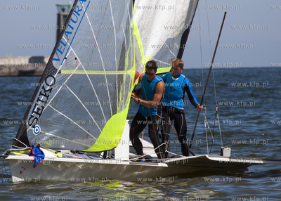 Regaty LOTTO 49er Grand Prix Gdynia 2014. 19.07.2014...