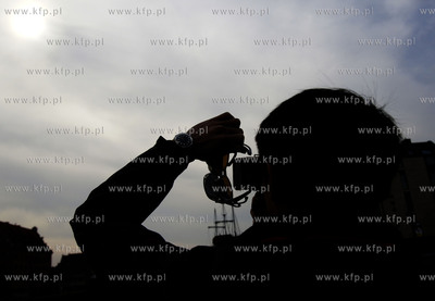 Czesciowe zacmienie slonca ogladane z Gdanska. 20.03.2015...