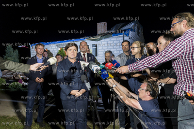 Czyczkowy Wybudowanie. Wizyta Premier RP Beaty Szydło...