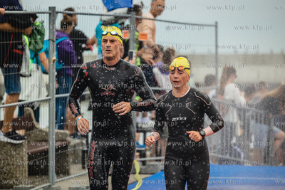 Gdynia.  Sprint Triathlon Gdynia w ramach imprezy Enea...
