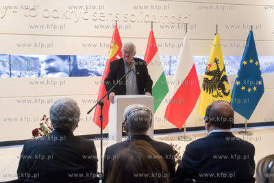 Gdańsk, Europejskie Centrum Solidarności ECS. Wręczenie...