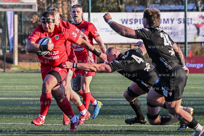 Sopot. Stadion Ogniwa Sopot. Ekstraliga rugby. Ogniwo...