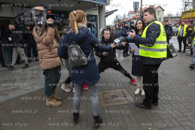 Ogólnopolski protest rolników.Akcja protestacyjna...